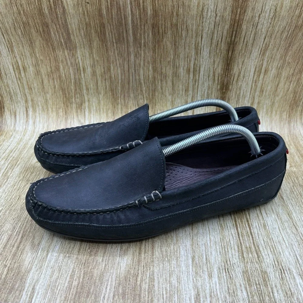 Allen Edmonds Interstate 90 Driving Loafer Men's Size 11 D Black Leather 10455